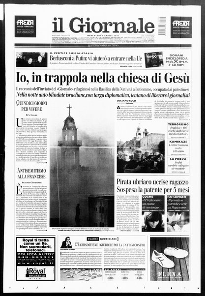 Il giornale : quotidiano del mattino